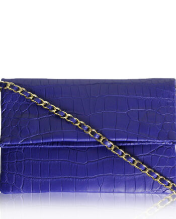 DAISY Crocodile Sling Bag, Purple, Size 28