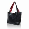 Jasper Crocodile Leather Tote Bag, Black