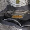 Python Leather Tote Bag, Natural