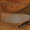 Python Leather Tote Bag, Orange