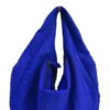 Python Leather Tote Bag, Royal Blue