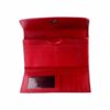 Stingray Leather Purse, Red & Black