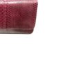 Barzaar Burgundy Sea Snake Clutch Bag