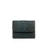 Python Leather 3 Pollar Small Purse, 13 cm