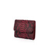 Python Leather 3 Pollar Small Purse, 13 cm