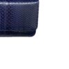 Sea Snake Leather Sling Bag BARZAAR, Navy Blue