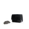 Shiny Crocodile Leather Mini BARZAAR Clutch Bag, Size 14 cm