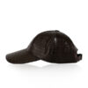 Crocodile Belly Leather Hat, Brown