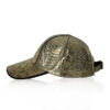 Python Belly Leather Hat, Shiny Gold Limited