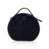 COIN Sling Bag, Python Leather, Size 20 , Black