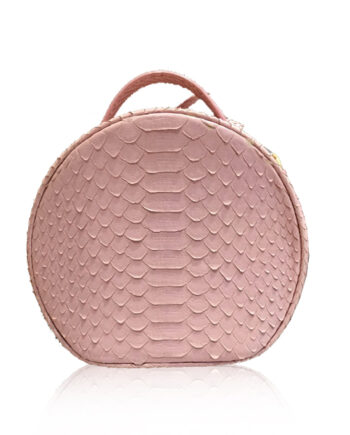 COIN Sling Bag, Python Leather, Size 20 , Light Pink