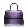 GOLDMAS Crocodile Handbag, Two Tone Purple Limited, size 25