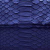 "DAISY" Python Clutch Bag, Matte Royal Blue, Size 20