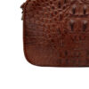 "DORADO" Crocodile Hornback Leather Sling Bag, Matte Modo, Size 21