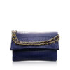 DAISY Crocodile Sling Bag, Matte Royal Blue, Size 23