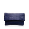 DAISY Crocodile Sling Bag, Matte Royal Blue, Size 23