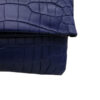 DAISY Crocodile Sling Bag, Matte Royal Blue, Size 23