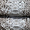 "DAISY" Python Clutch Bag, Matte Natural, Size 20