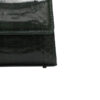 "BABY GOLDMAS" Shiny Dark Green Cobra Belly Handbag, Size 10.5