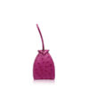 “BABY MARIA” Magenta Ostrich Sling Bag, Size 8.5 cm