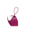 “BABY MARIA” Magenta Ostrich Sling Bag, Size 8.5 cm