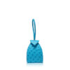 "BABY MARIA" Turquoise Ostrich Sling Bag, Size 8.5 cm