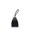 “BABY MARIA” Matte Black Cobra Belly Sling Bag, Size 8.5 cm