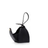 “BABY MARIA” Matte Black Cobra Belly Sling Bag, Size 8.5 cm