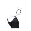 “BABY MARIA” Matte Black Cobra Belly Sling Bag, Size 8.5 cm