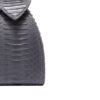 "BABY MARIA" Matte Grey Cobra Belly Sling Bag, Size 8.5 cm
