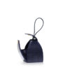 "BABY MARIA" Shiny Navy Blue Cobra Belly Sling Bag, Size 8.5 cm