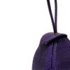 BABY MARIA Purple & Black Sea Snake Sling Bag, Size 8.5 cm