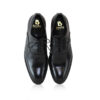 Cap Toe Oxford Black Calf Leather Shoes