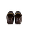 Crocodile Leather Moccasin Shoes, Matte Brown