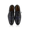 Oxford Black & Blue Calf Leather Brogue Shoes