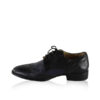 Oxford Black & Blue Calf Leather Brogue Shoes