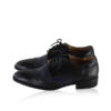 Oxford Black & Blue Calf Leather Brogue Shoes