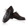 Calf Leather Cap Toe Lace Up Shoes, Brown