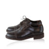 Calf Leather Cap Toe Lace Up Shoes, Brown