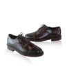 Calf Leather Cap Toe Lace Up Shoes, Brown