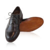 Calf Leather Cap Toe Lace Up Shoes, Brown