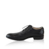 Calf Leather Oxford Shoes, Matte Black