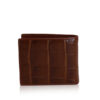 Crocodile Belly Leather Wallet, Brown