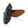 Lamb Leather Dress Shoes, Matte Black