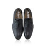 Lamb Leather Dress Shoes, Matte Black