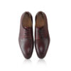 Oxford Calf Leather Dress Shoes, Wine