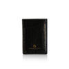 Sea Snake Leather Vertical Card Holder, Black