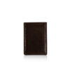 Sea Snake Leather Vertical Card Holder, Brown