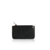 Baby Wallet With Card Side Crocodile Leather, Blue Grey