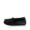 Lamb Leather Casual Women Shoes, Black